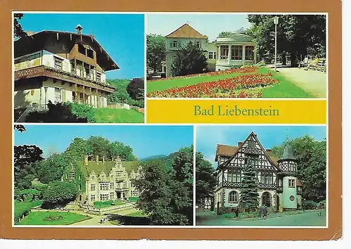 Ansichtskarte Bad Liebenstein (Kr. Bad Salzungen) -  gelaufen