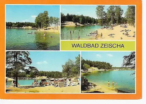 Ansichtskarte Waldbad Zeischa  (Kr. Bad Liebenwerda) - nicht gelaufen