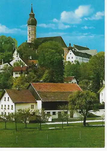 Ansichtskarte Klosterkirche Andechs am Ammersee - nicht gelaufen