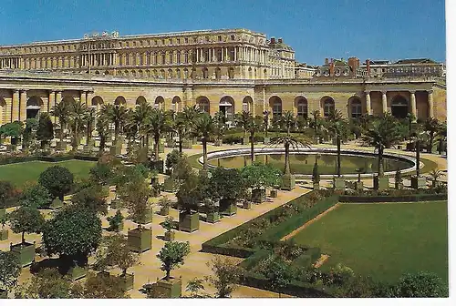 Ansichtskarte Versailles - Le Château et l'Orangerie - nicht gelaufen