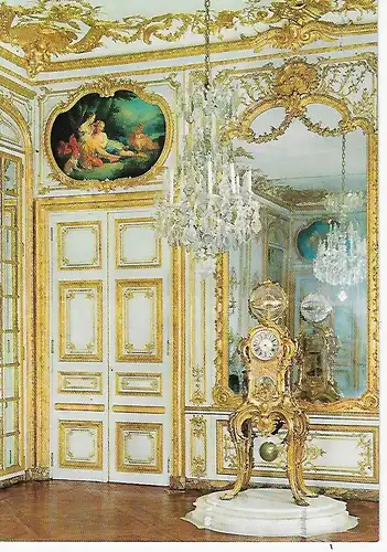 Ansichtskarte Versailles Le Cabinet de la Pendule - The clock room - nicht gelaufen