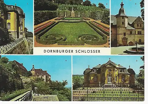 Ansichtskarte Dornburger Schlösser - nicht gelaufen