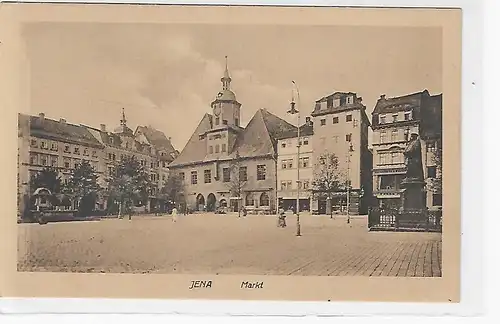 Ansichtskarte Jena  - Markt - nicht gelaufen 