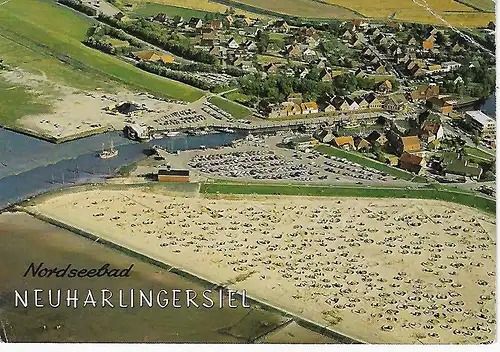 Ansichtskarte Nordseebad Neuharlingersiel - gelaufen 1976