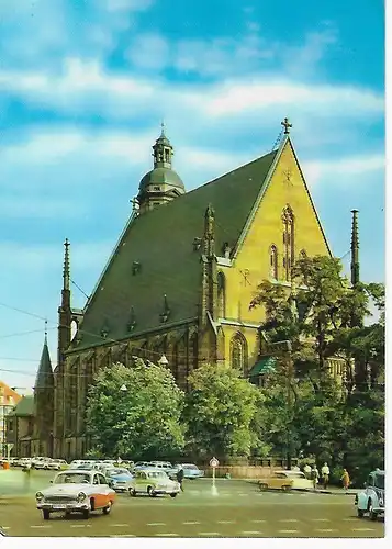 Ansichtskarte Messestadt Leipzig - Thomas Kirche - nicht gelaufen