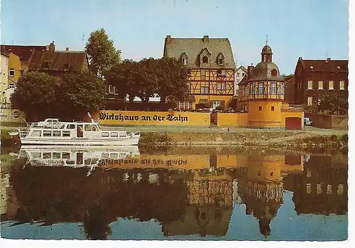 Ansichtskarte Lahnstein - Wirtshaus an der Lahn - gelaufen 1983