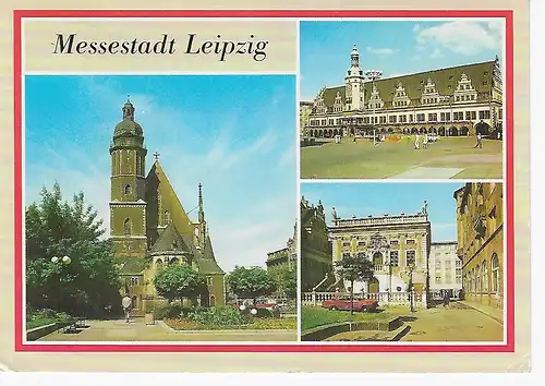 Ansichtskarte Messestadt Leipzig - gelaufen 1980