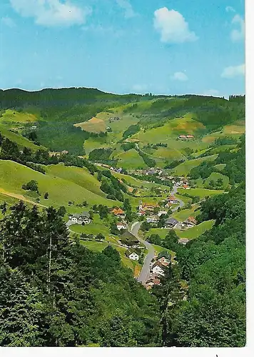 Ansichtskarte Münstertal - Ortsteil Obermünstertal / Schwarzwald - nicht gelaufen