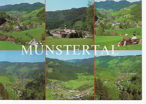 Ansichtskarte Münstertal / Schwarzwald - nicht gelaufen