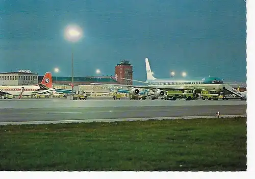 Ansichtskarte München - Flughafen München-Riem - gelaufen 1976