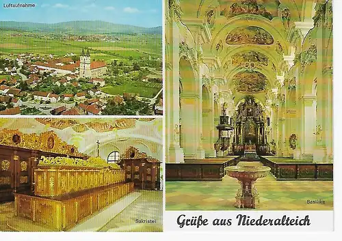 Ansichtskarte Niederalteich - gelaufen 1980