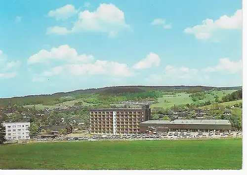 Ansichtskarte Wurzbach (Kr. Lobenstein) - Blick zum FDGB-Erholungsheim "Frankenwald" - nicht gelaufen 