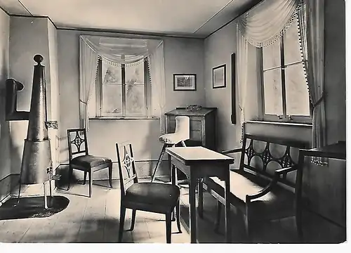 Ansichtskarte Weimar - Goethes Gartenhaus - Arbeitszimmer - nicht gelaufen 