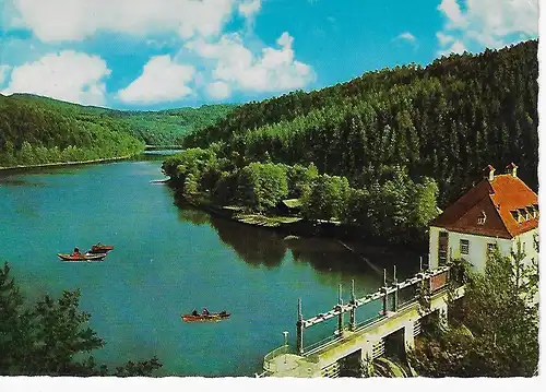 Ansichtskarte Höllensteinsee bei Viechtach - gelaufen 