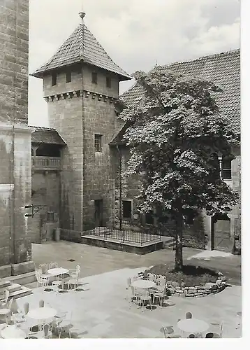 Ansichtskarte Veste Wachsenburg bei Arnstadt (Thür.) - Innenhof - gelaufen 