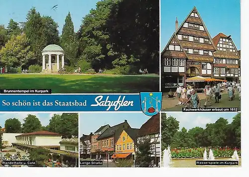 Ansichtskarte Staatsbad Salzuflen - gelaufen 1994