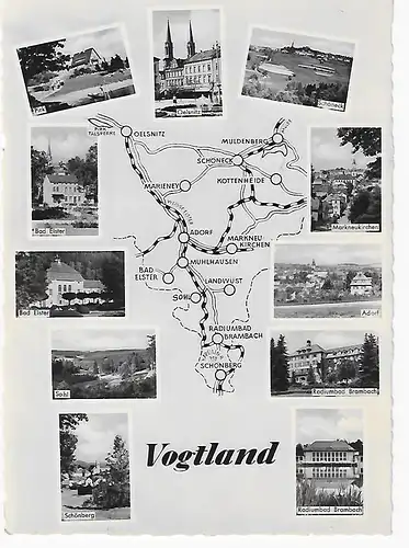 Ansichtskarte Vogtland - nicht gelaufen