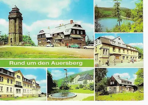 Ansichtskarte Auersberg - gelaufen