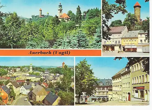 Ansichtskarte Auerbach (Vogtl.) - nicht gelaufen 