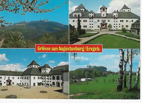 Ansichtskarte Augustusburg / Erzgebirge - gelaufen 2001
