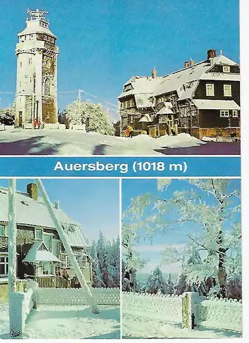 Ansichtskarte Auersberg Erzgebirge - nicht gelaufen 