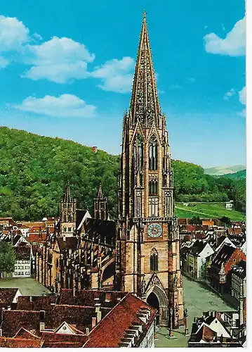 Ansichtskarte Freiburg im Breisgau - Münster - nicht gelaufen 