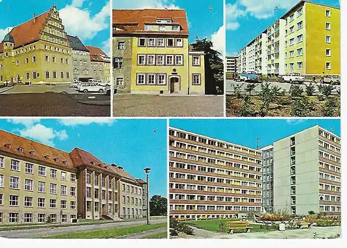 Ansichtskarte Freiberg (Sachs.) - nicht gelaufen 1985