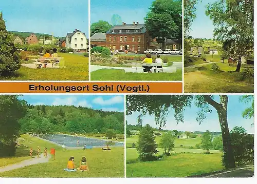 Ansichtskarte Erholungsort Sohl (Vogtl.) (Kr. Oelsnitz) - gelaufen 
