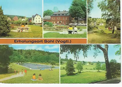 Ansichtskarte Erholungsort Sohl (Vogtl.) (Kr. Oelsnitz) - nicht gelaufen 