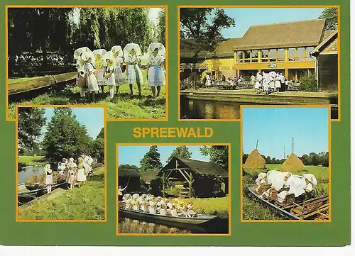 Ansichtskarte Spreewald - nicht gelaufen 