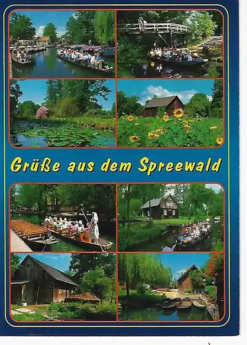 Ansichtskarte Spreewald - gelaufen 2004