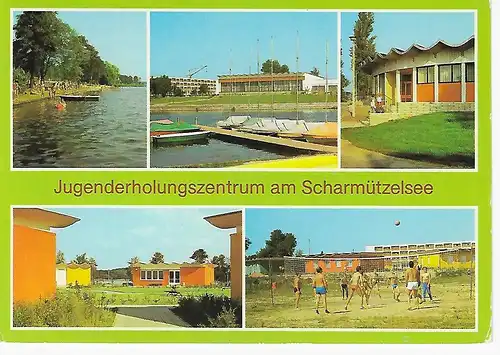 Ansichtskarte Jugenderholungszentrum am Scharmützelsee - Wendisch Rietz (Kr. Beeskow) - gelaufen 1982