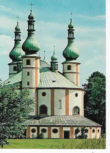 Ansichtskarte Die Kappl bei Waldsassen - Wallfahrtskirche der Heiligsten Dreifaltigkeit - nicht gelaufen 1982