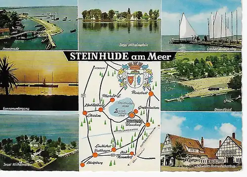 Ansichtskarte Steinhude am Meer - gelaufen 1969