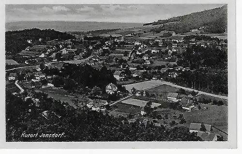 Ansichtskarte Nonnenfelsen - Zittauer Gebirge  - Kurort Jonsdorf - nicht gelaufen 