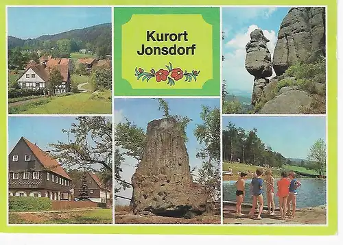 Ansichtskarte Jonsdorf (Kr. Zittau) - gelaufen 1990