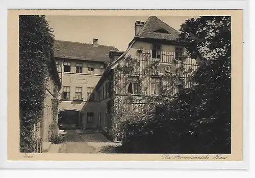 Ansichtskarte Jena  - Das Frommansche Haus am Fürstengraben - nicht gelaufen 