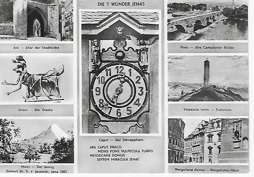 Ansichtskarte Jena - Universitätsstadt - nicht gelaufen ca. 1972