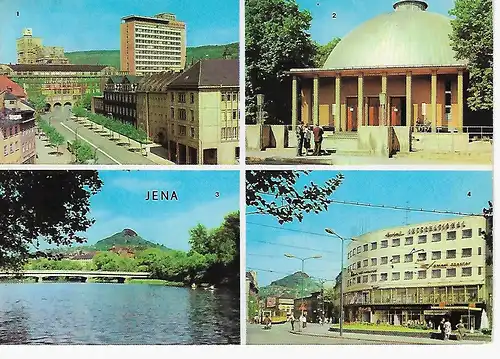 Ansichtskarte Jena - gelaufen 1972