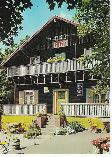 Ansichtskarte Jocketa (Kr. Plauen) - Adlerstein-Alm - gelaufen 1989