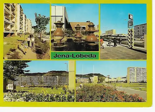 Ansichtskarte Jena -Lobeda - nicht gelaufen 1985