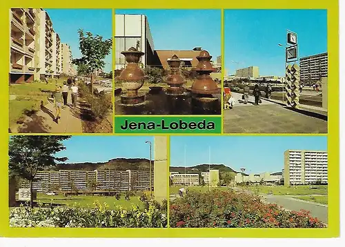 Ansichtskarte Jena -Lobeda - nicht gelaufen 1986