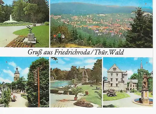 Ansichtskarte Friedrichroda - Thür. Wald - nicht gelaufen 