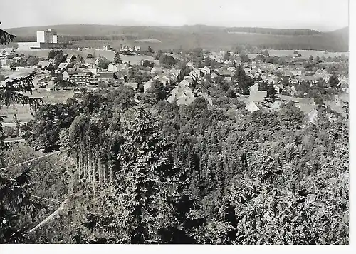 Ansichtskarte Finsterbergen / Thür. Wald - Blick von den Hainfelsen - nicht gelaufen 