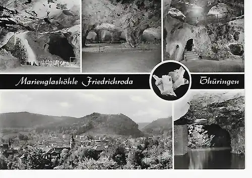 Ansichtskarte Friedrichroda / Thür. Wald - Marienglashöhle - nicht gelaufen 