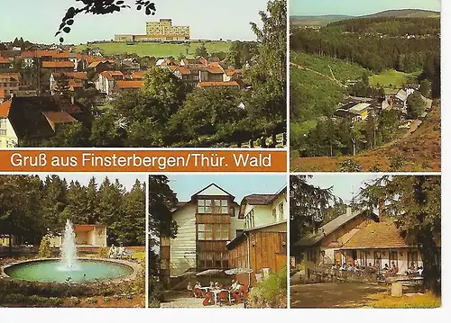 Ansichtskarte Finsterbergen / Thür. Wald- nicht gelaufen 