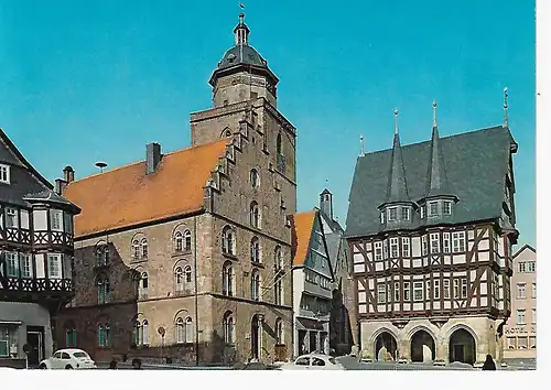 Ansichtskarte Alsfeld / Hessen - Marktplatz - nicht gelaufen