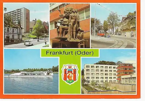 Ansichtskarte Frankfurt (Oder)  - gelaufen 