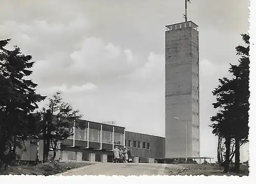 Ansichtskarte Fichtelberghaus mit Aussichtsturm - nicht gelaufen