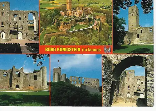 Ansichtskarte Burg Königstein im Taunus - nicht gelaufen